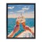 Stupell Industries Ice Cream Cheers on Boat Floating Frame, design by Ziwei Li